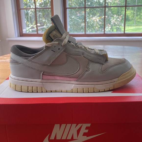 EUC Nike Air Dunk Jumbo with box size 9 mens in sail/light silver-mint foam. - Picture 10 of 14